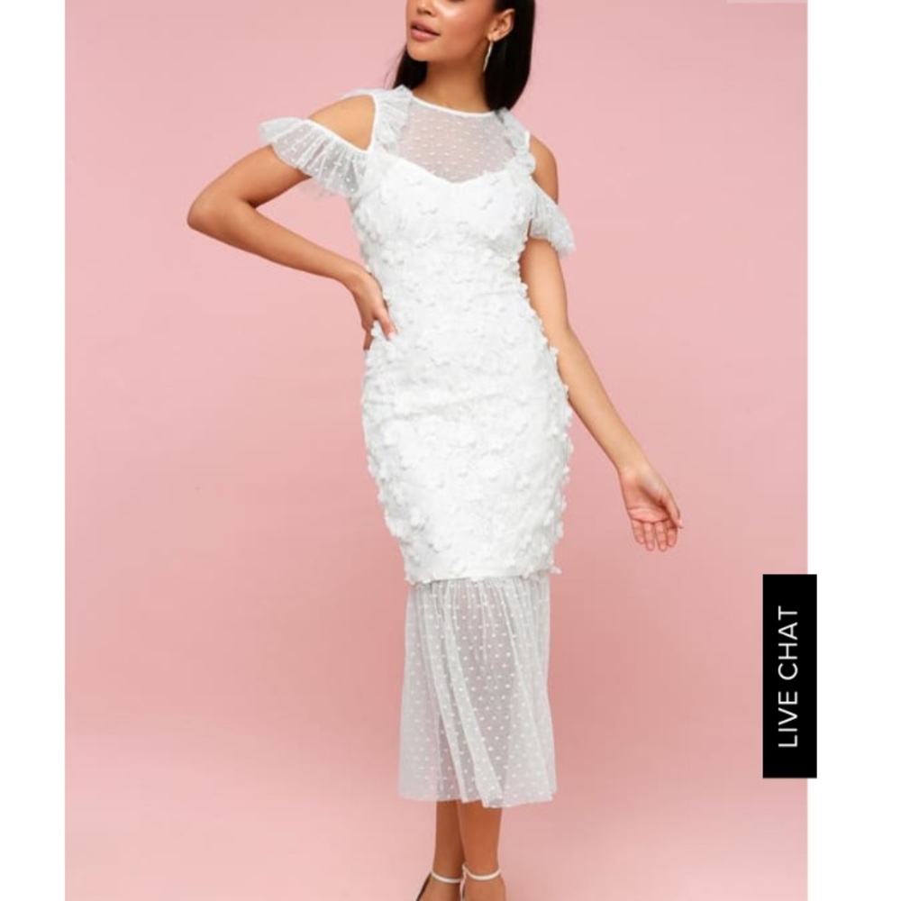 ⭐️NWT⭐️ White Elliatt Oberon Dress